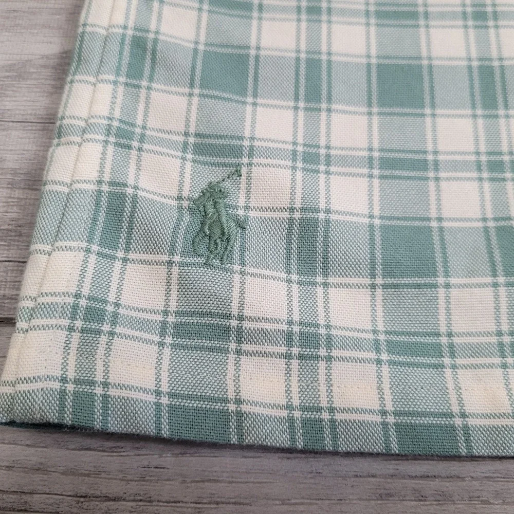 Polo Ralph Lauren Shirt Mens 2XLTUtility Oxford Gingham Short Sleeve Pony Preppy